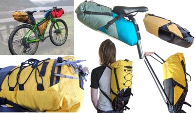 A photo of the 17 Litre Bikepacking Seat Pack Sewing Guide.