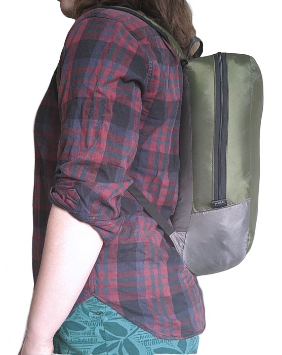 Slim profile with scooped base to keep out of your way during activities