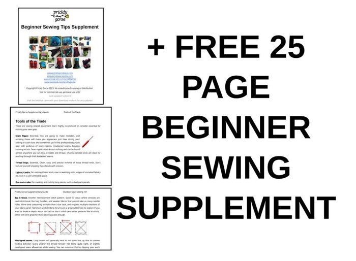 A photo of the TRVL 32L: Travel Backpack Sewing Guide.